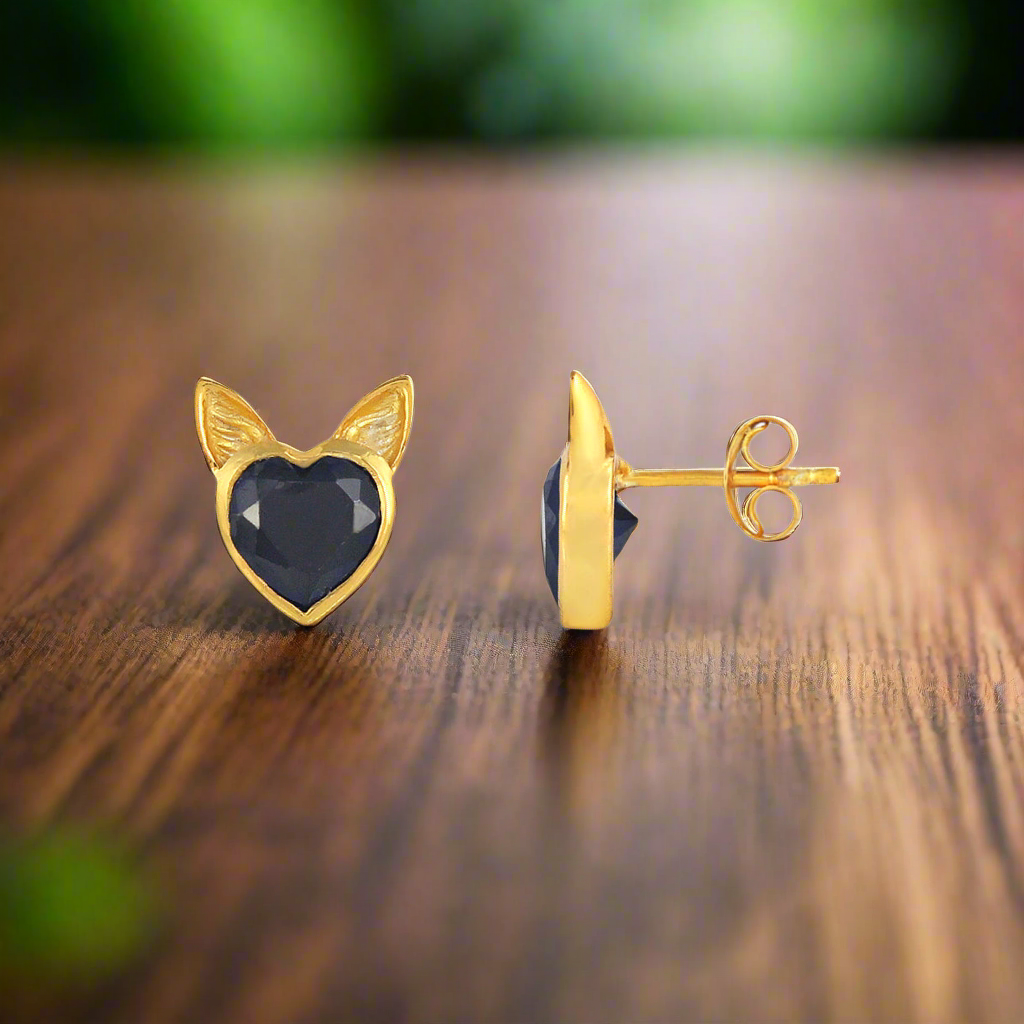 Collier en forme de cœur pour chaton