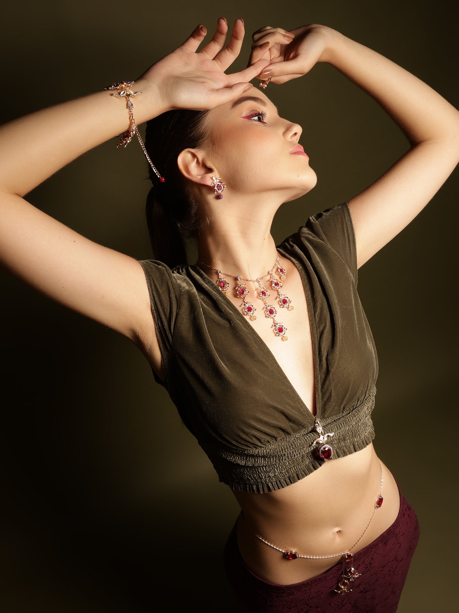 Bib_Fuchsia_Fall_Necklace, us ,uk.