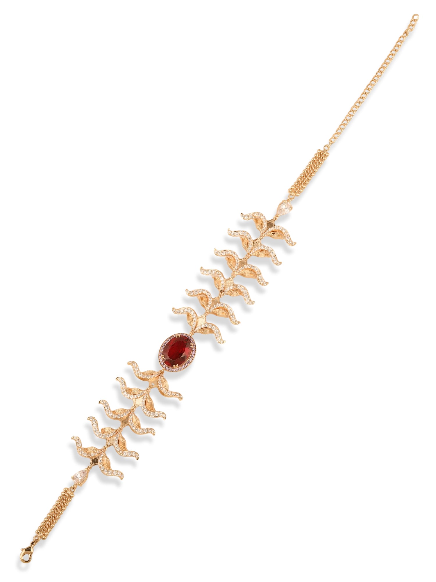 Ovate-Ruby-Chokar-Necklace, Luxury-Ruby-Stone-Bold-Ruby-Gemstone