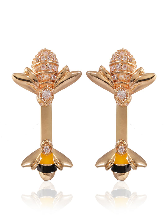 JewelX Statement Jewelry, Ruby-king Stone, Gold-Plaited, Delhi-Jaipur, Hyderabad-Bangloar, Mumbai-Goa, Two bees. One iconic statement, Playful elegance, reimagined, 
