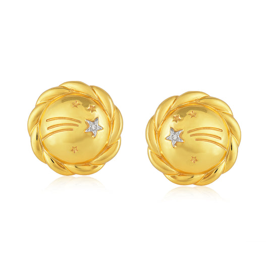 Shooting Star Bold Ear Stud