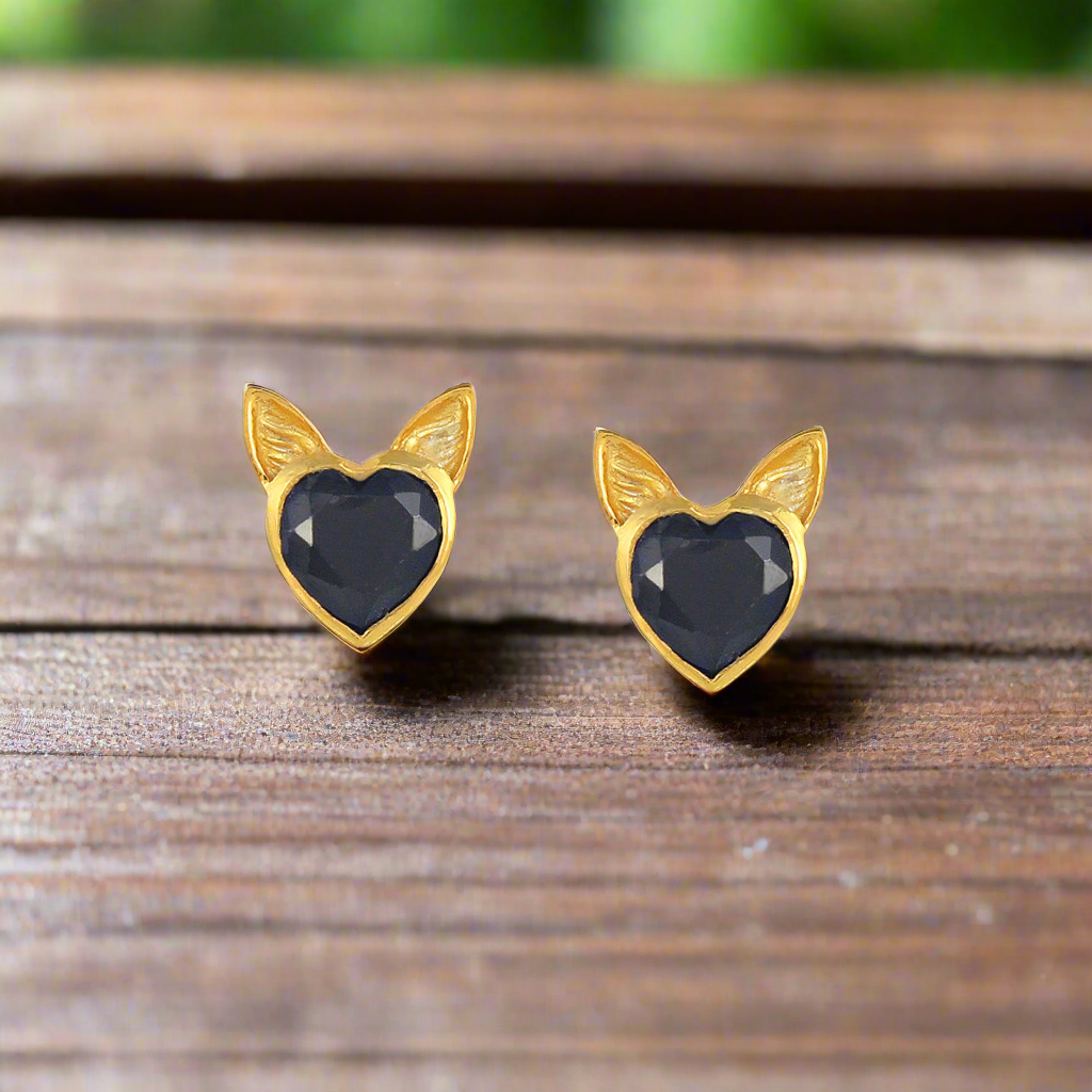 Collier en forme de cœur pour chaton