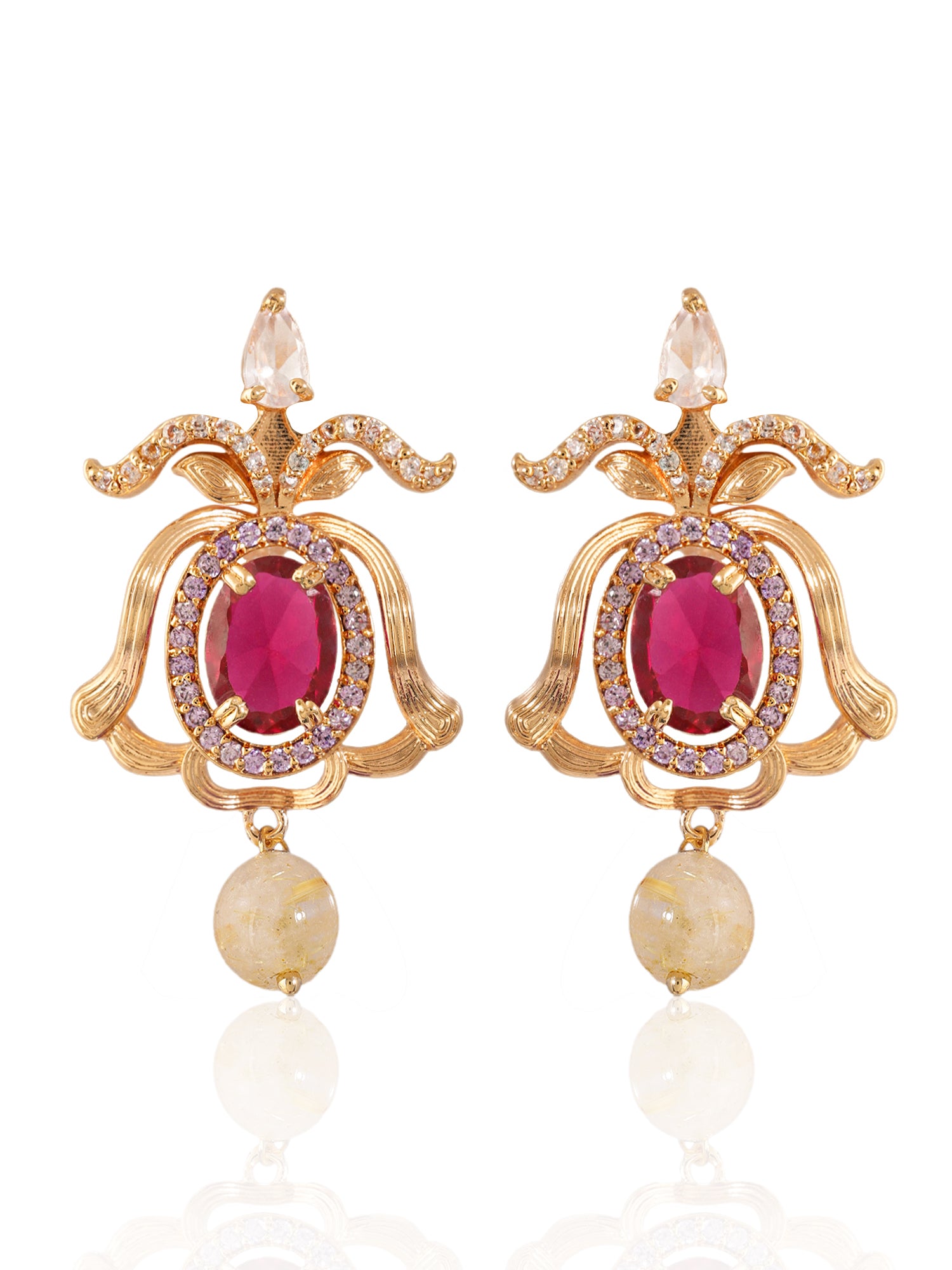 JewelX Statement Jewelry, Ruby-king Stone, Gold-Plaited, Delhi-Jaipur, Hyderabad-Bangloar, Mumbai-Goa, 