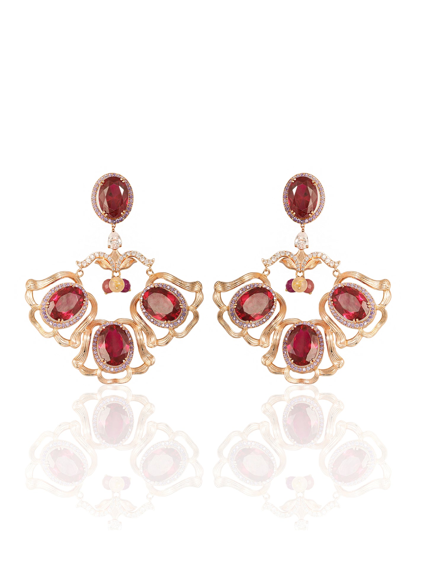 JewelX Statement Jewelry, Ruby-king Stone, Gold-Plaited, Delhi-Jaipur, Hyderabad-Bangloar, Mumbai-Goa, 