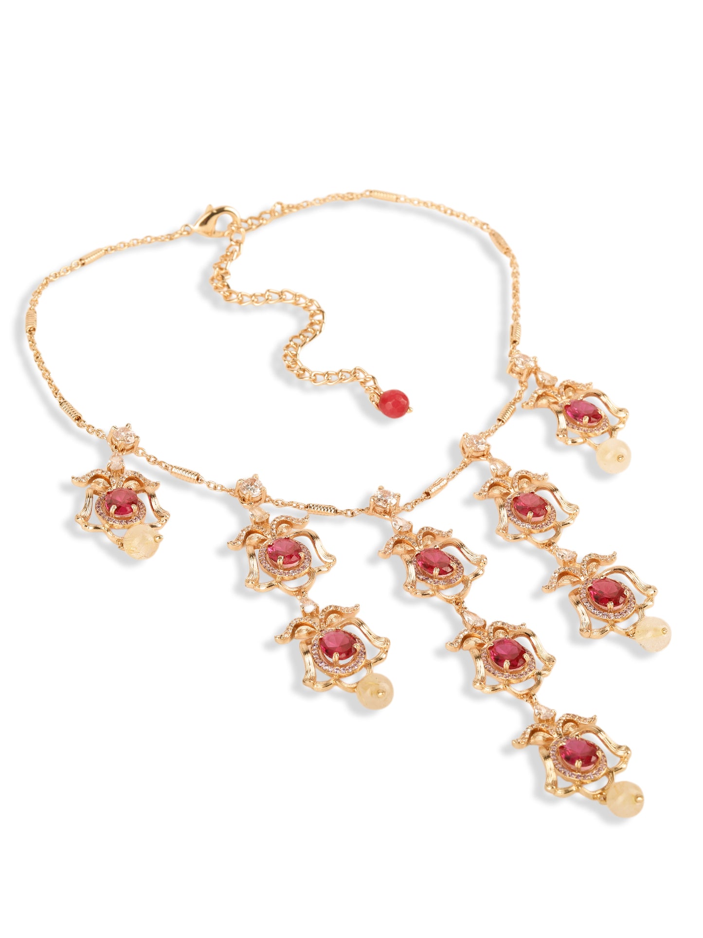 JewelX Ruby-of-Statement-Jewelry, Perfect For Weddings, Indian Ethnic Styling