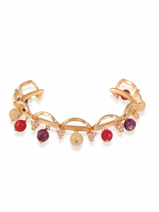 Playful  Multi Quartz Hand Cuff