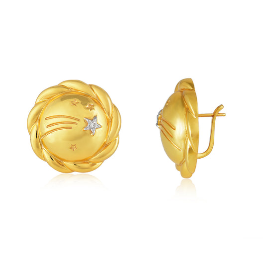 JewelX-Statement , Luxury-Fashion jewelry-Wedding-Gold plated gemstone Necklace, Gift for her, Elegant jewelry 